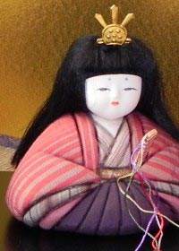 Ohina-sama in Ushikubi silk cloths