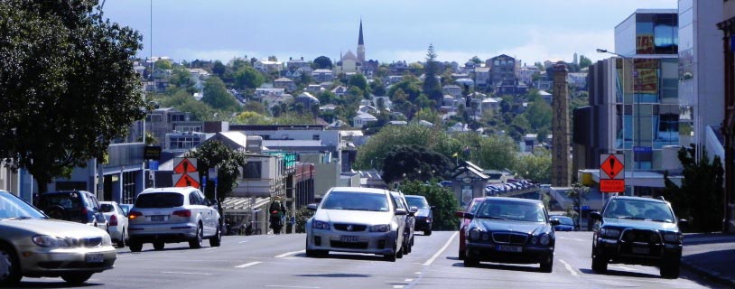 hilly Auckland